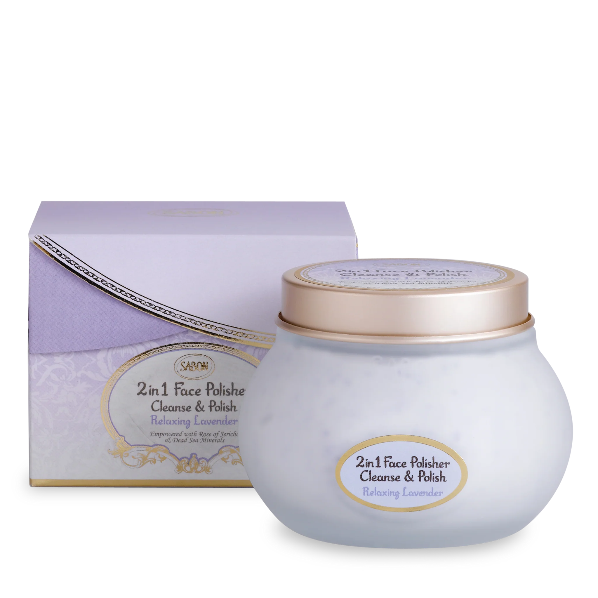 2 in 1 Face Polisher Lavender 6.7oz (200mL) - Image 3