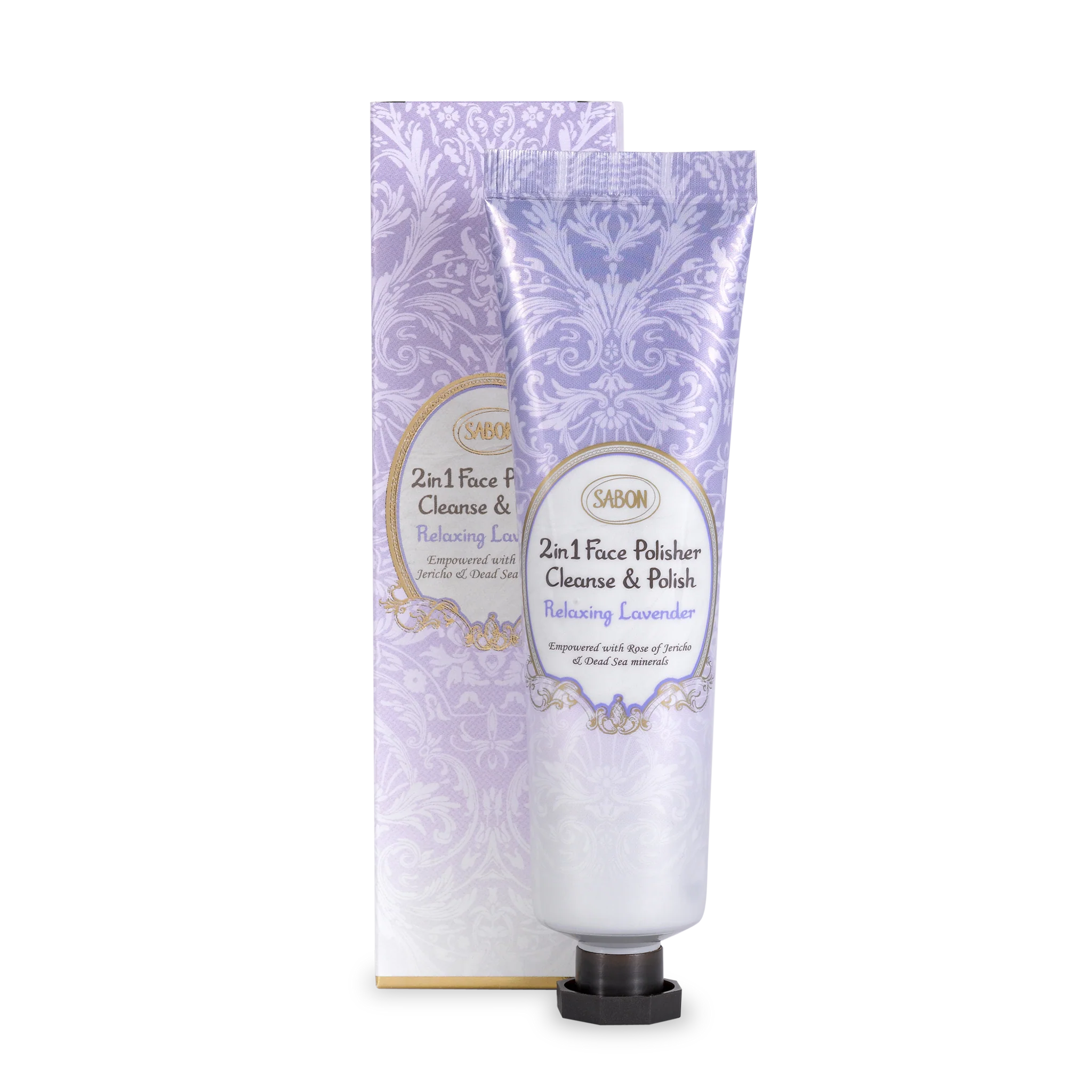 2 in 1 Face Polisher Lavender 2oz (60mL) - Image 3