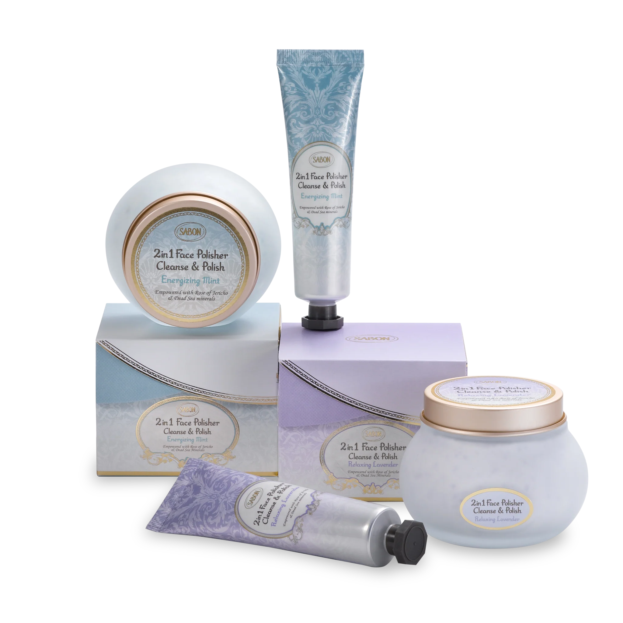 2 in 1 Face Polisher Lavender 2oz (60mL) - Image 4