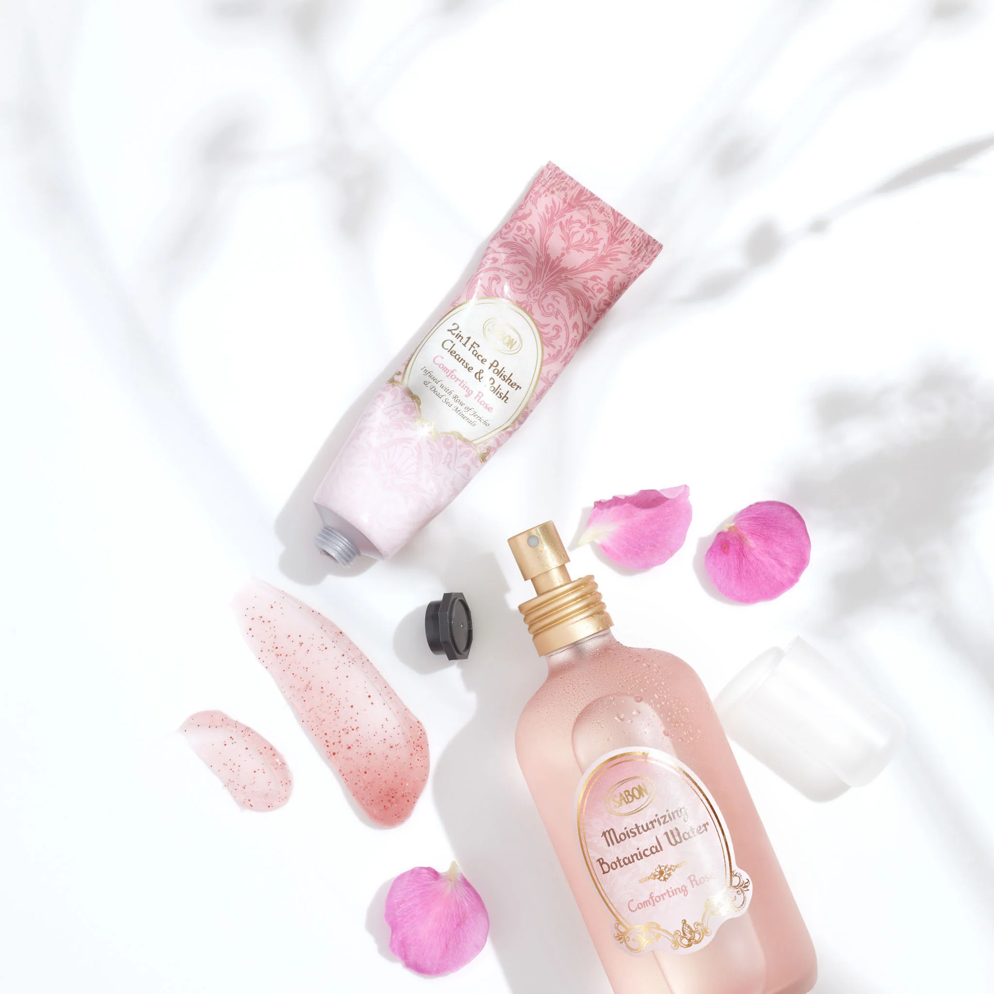 2 in 1 Gelée Face Polisher Comforting Rose 2oz (60mL) - Image 3