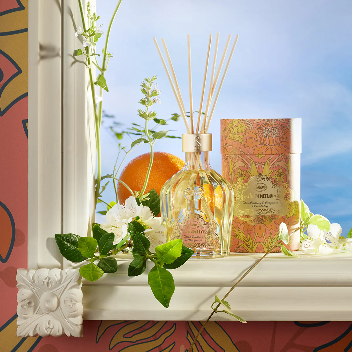 Aroma Reed Diffuser Citrus Blossom & Bergamot 8.3oz (245mL) - Image 4