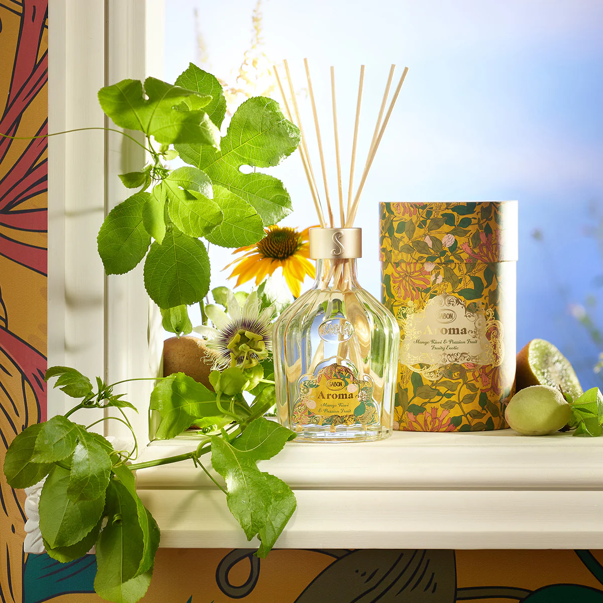 Aroma Reed Diffuser Mango Kiwi & Passion Fruit 8.3oz (245mL) - Image 4