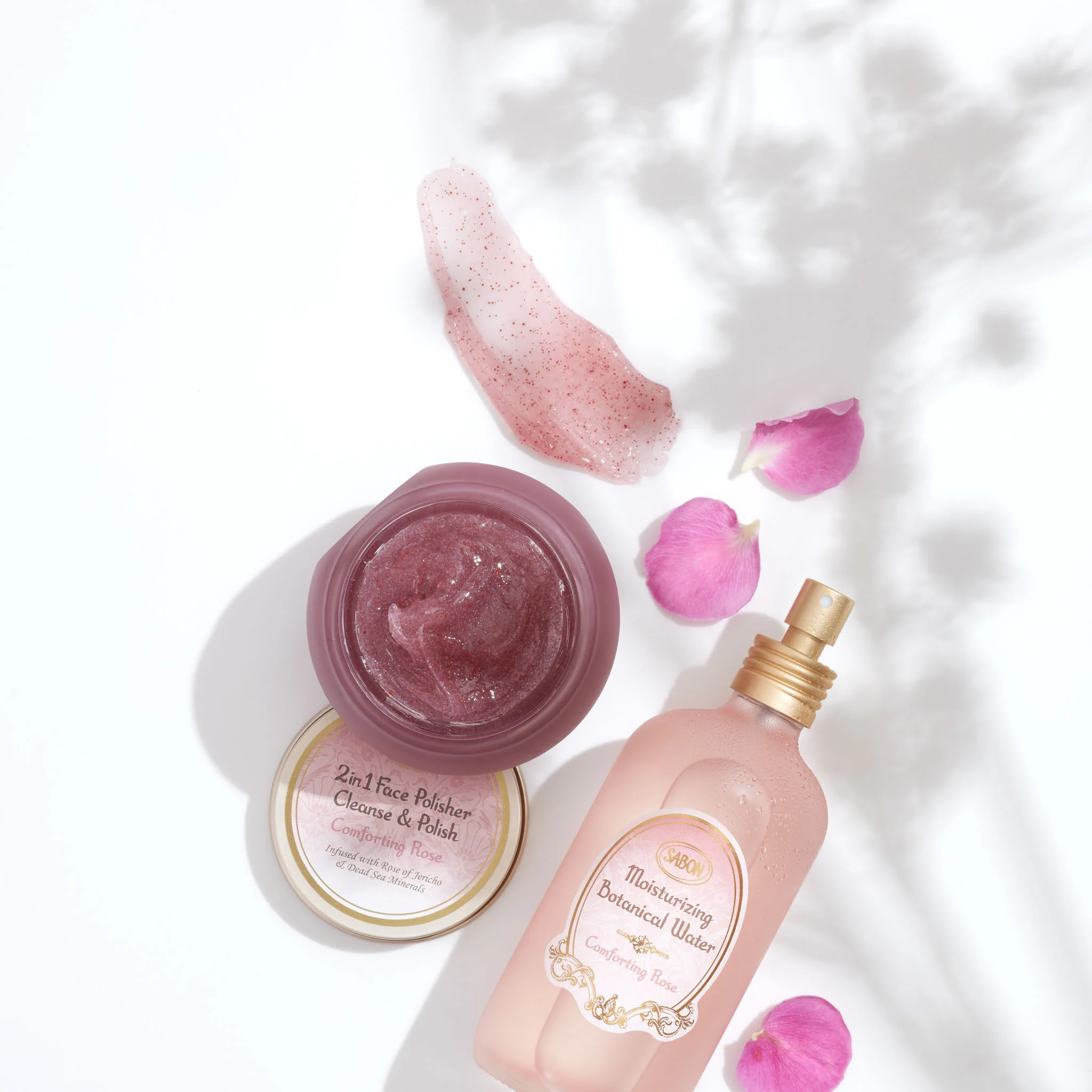 Mini 2 in 1 Gelée Face Polisher Comforting Rose 0.5oz (15mL) - Image 3